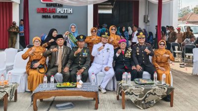 Kapolsek Nagreg Hadiri Upacara HUT ke-81 Republik Indonesia Tingkat Kecamatan Nagreg