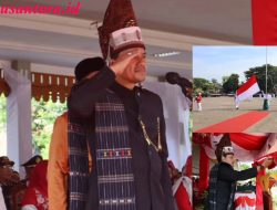 Wali Kota Tebing Tinggi Pimpin Upacara Peringatan HUT Ke-81 Kemerdekaan RI Di Lapangan Merdeka