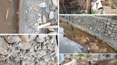 Proyek Drainase Bumi Mas Blok N Rp298 Juta Disorot:Diduga Pondasi Gantung dan Galian Tak Sesuai Spesifikasi,