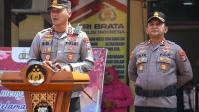 Tongkat Estafet Kepemimpinan Polres Lumajang Resmi Bergulir, AKBP Riki Yariandi Gelorakan Semagat “Jogo Jatim”