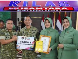 Kodam XIX Tuanku Tambusai Rayakan HUT Ke-1, Prajurit Berprestasi Terima Penghargaan