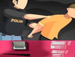 Polsek Ujung Batu Tangkap Pengedar Narkotika di Sebuah Rumah Kontrakan, Sita Lima Paket Sabu Siap Edar