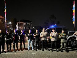 Kapolsek Ibun IPTU Deny Fourtjahjanto, Pimpin Patroli Malam Minggu di Area Jembatan Kuning
