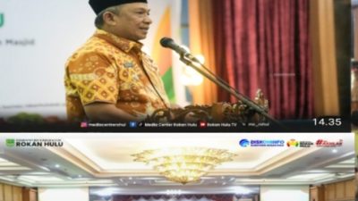 Bupati Anton Buka Pelatihan Takmir Masjid Paripurna se-Rokan Hulu, Dorong Penguatan UPZ dan Pemberdayaan Umat