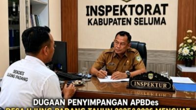 Sekdes Ujung Padang Laporkan Dugaan Kejanggalan Keuangan APBDes Tahun 2025-2026,Minta Audit Khusus ke Inspektorat Seluma,