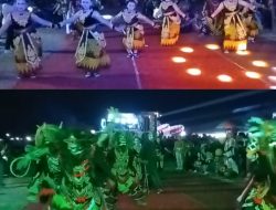 Sendratari “Gunung Tumpang Sewu” yang Dibawakan Pemuda Kampung Anggur Ikut Memeriahkan Karnaval Desa Sumbersuko Dengan Tampil Begitu Memukau dan Spektakuler 
