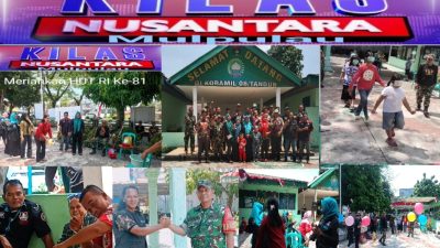 Resimen III Yudha Putra Yonkhusus 310 Rohul Bersama DPC FORSA Rohul Meriahkan HUT RI Ke-81 di Ujung Batu Koramil 08 Tandun