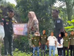 Perkuat Ketahanan Pangan dan Lingkungan, Tim Hijau LHK Bersama PTPN IV Gelar Bakti Sosial di Desa Aek Tapa