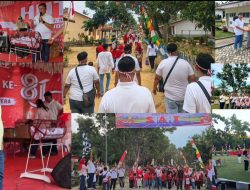 Semarak HUT RI Ke-81, GM Junaidi dan Manajer Erfian Doly Lepas Jalan Sehat dan Beragam Perlombaan di Lapangan Kebun Sei Meranti
