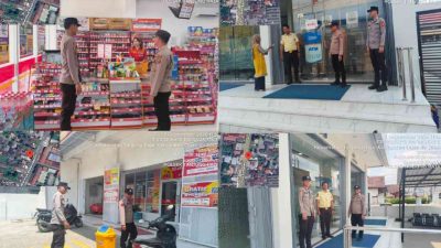 Polsek Tanjung Raja Gelar KRYD, Patroli serta Himbau di Lokasi Rawan dan Nihil Gangguan Kamtibmas