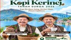 Festival Kopi Kerinci 2026 Siap Digelar, Saatnya Kopi “Tanah Surga” Menuju Panggung Dunia