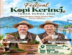 Festival Kopi Kerinci 2026 Siap Digelar, Saatnya Kopi “Tanah Surga” Menuju Panggung Dunia
