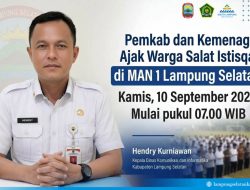 Hujan Tak Kunjung Turun, Pemkab dan Kemenag Ajak Warga Salat Istisqa di MAN 1 Lampung Selatan