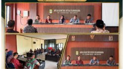 Pemdes Cilangkara Gelar Rapat Minggon, Perkuat Sinergi Perkembangan Pembangunan Desa