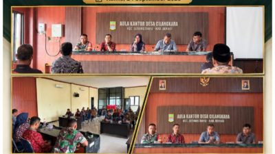 Pemdes Cilangkara Gelar Rapat Minggon, Perkuat Sinergi Perkembangan Pembangunan Desa