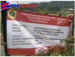 Tingkatkan Aksesibilitas Warga, Pemdes Bendungan Realisasikan Pengaspalan Jalan di Kp. Gn Gedogan