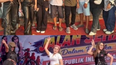 Bule Jowo Bersama BCD Audio Mengiringi Kemeriahan Jalan Santai Dalam Rangka Memperingati HUT RI ke-81 di Desa Kebonsari