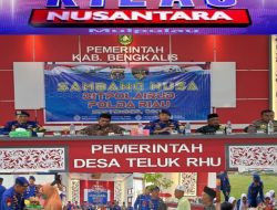 Ditpolairud Polda Riau Sapa Warga Pulau Terluar Rupat Utara Lewat Program JALUR, Salurkan Sembako dan Gelar Pustaka Terapung