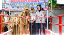 Permudah Akses Warga Kelurahan Mandailing, Wali Kota dan Kapolres Tebing Tinggi Resmikan Jembatan Merah Putih