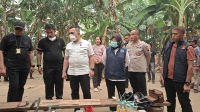 Gempur Narkoba di Ogan Ilir! Polda Sumsel, Polres OI dan BNN Sisir Desa Skonjing