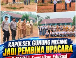 Kapolsek Gunung Megang Jadi Pembina Upacara di SMKN 1, Sampaikan Edukasi Bahaya Narkoba hingga Pencegahan Bullying