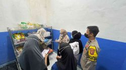 Bhabinkamtibmas Polsek Gunung Megang Dampingi Dinas Ketahanan Pangan Cek Gudang Bahan Baku SPPG di Tanjung Terang