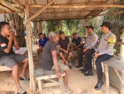 Dekat dengan Warga, Polsek Gunung Megang Tampung Aspirasi dan Sampaikan Imbauan Kamtibmas