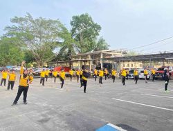Wujudkan Personel Sehat dan Bugar, Kapolres Ogan Ilir Dorong 30 Anggota Ikuti Powerfit Run Gelombang III Tahun 2026