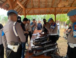 Pastikan Penggunaan Senjata Api Sesuai Prosedur, Bidpropam Polda Sumsel Lakukan Penertiban dan Pengecekan Senpi di Polres Ogan Ilir