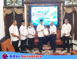 17 Sertifikat Aset Diserahkan, Pemkab OKU Perkuat Pengamanan Aset Daerah