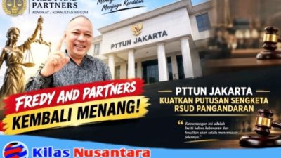 PTTUN Jakarta Kuatkan Putusan Sengketa RSUD Pangandaran, Fredy And Partners Pertahankan Kemenangan Hukum