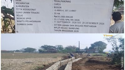 Harapan Baru Petani Desa Tegalpanjang: Pembangunan Irigasi Optimasi Lahan disambut Antusias Warga