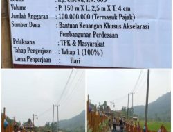Pembangunan Musala dan Jalan Hotmix Rampung, Warga Desa Sukajaya Sampaikan Terima Kasih kepada Pemerintah Kabupaten Bogor dan Kepala Desa