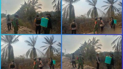 Polsek Rantau Alai Bersama TNI dan MPA Gencarkan Patroli, Antisipasi Karhutla di Wilayah Rawan