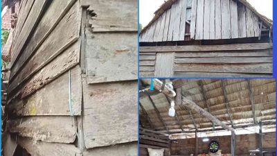 Rumah Nyaris Roboh, Meliyana dan Tiga Anaknya di Tanjung Raja Harapkan Bantuan Bedah Rumah dari Pemerintah dan Polres Ogan Ilir