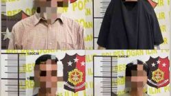 Satreskrim Polres Ogan Ilir Amankan Empat Terduga Pelaku Pengeroyokan di Rambang Kuang