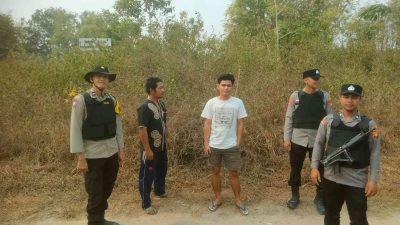 Cegah Karhutla, Polsek Rantau Alai Tingkatkan Patroli dan Mitigasi di Wilayah Rawan