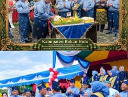 Khidmat Upacara HUT ke-27 Rohul, Bupati Anton, Wujudkan Rohul Bersinar, Bersih dan Maju