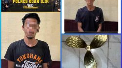 GERAK CEPAT! Polsek Tanjung Raja Amankan Dua Terduga Pelaku Pencurian Kipas Tongkang, Kerugian Korban Rp2,1 Juta
