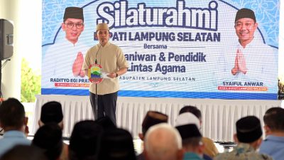 412 Guru Ngaji dan Lintas Agama Terima Insentif, Egi: Membangun Lampung Selatan Butuh Banyak Tangan