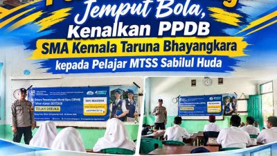 Polsek Rambang Jemput Bola, Kenalkan PPDB SMA Kemala Taruna Bhayangkara kepada Pelajar MTSS Sabilul Huda