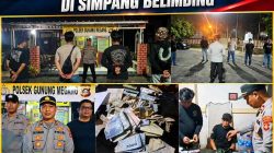 Respons Cepat Laporan Warga, Polsek Gunung Megang Amankan Tiga Terduga Pelaku Pungli di Simpang Belimbing