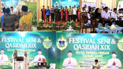 Buka Festival Seni Qasidah XIX, Sekda Tebing Tinggi Tekankan Penguatan Karakter dan Pelestarian Budaya