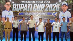 Turnamen Voli Bupati Cup 2026 Bergulir, Egi Ingin Semangat Olahraga Tumbuh di Tengah Generasi Muda